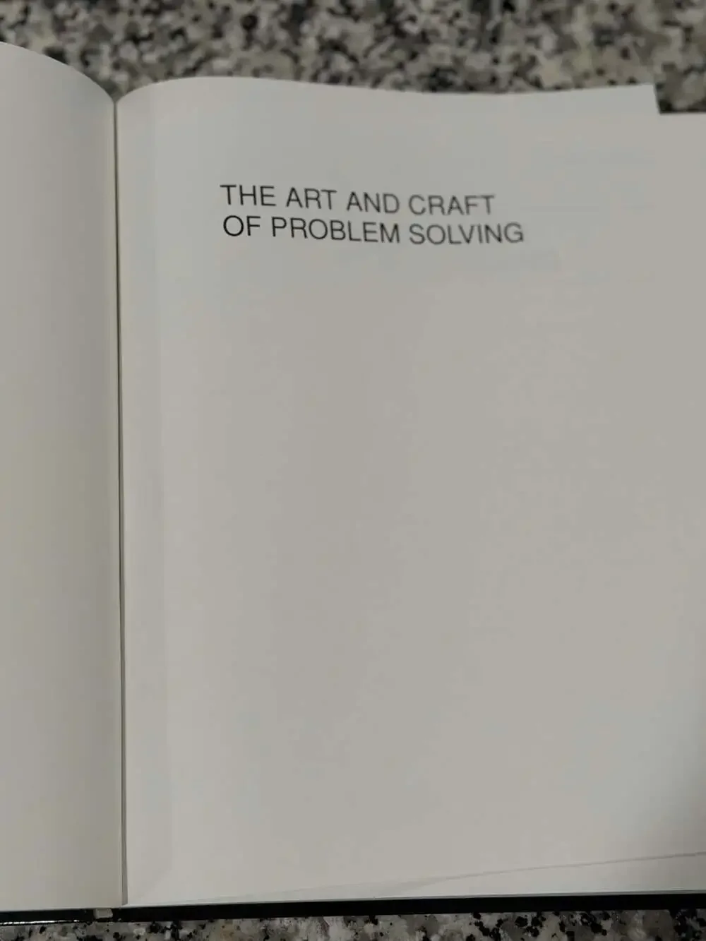 Wiley The Art and Craft of Problem Solving by Paul Zeitz Hardcover
